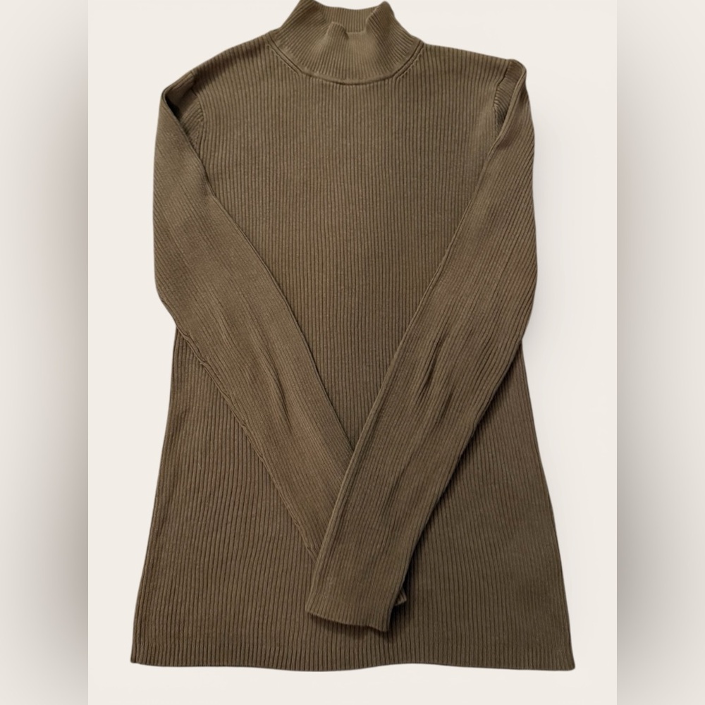 Pendleton Ribbed Mock Neck Sweater Women’s Medium… - image 1